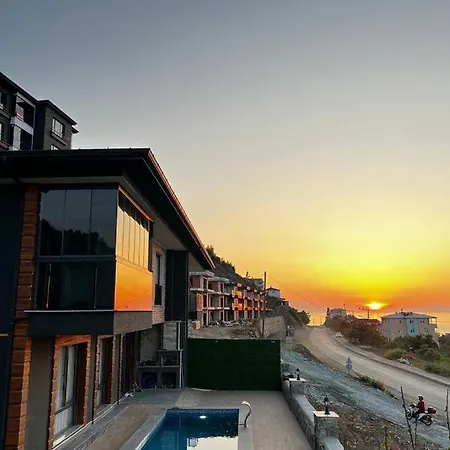 5+1 With Pool, Near Sea, 10 Person, Arakli Villa Trabzon