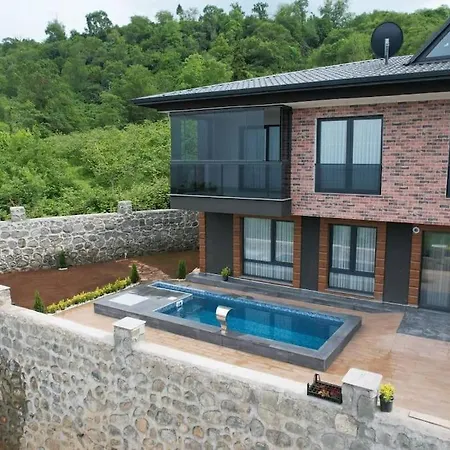 Villa 5+1 With Pool, Near Sea, 10 Person, Arakli Trabzon